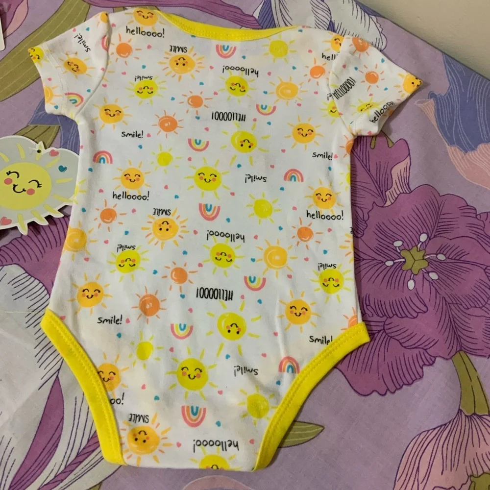 CJP Baby embroidered smille